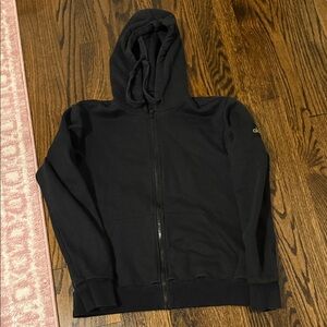 ALO Yoga Black Zip-Up Jacket